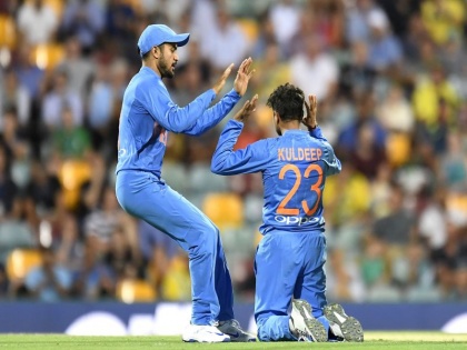 India vs Australia: Kuldeep Yadav creates a World Record despite visitors' defeat in 1st T20I | IND vs AUS 1st T20: भारताच्या पराभवानंतरही कुलदीप यादवचा विश्वविक्रम