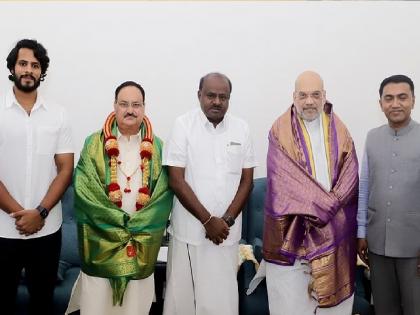 Opposition to Deve Gowda joining hands with BJP, role of Maharashtra Janata Dal | देवेगौडा यांच्या भाजपशी हातमिळवणीला विरोध, महाराष्ट्र जनता दलाची भूमिका