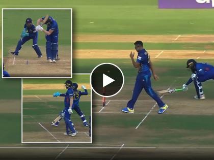 ICC ODI World Cup ENG vs SL Live : Brilliant from Kusal Mendis, he run out adil rashid on non striker end, Video  | वाह रे पठ्ठ्या! Wide बॉलवर प्रसंगावधान दाखवून मिळवली विकेट; इंग्लंड चकित, Video 