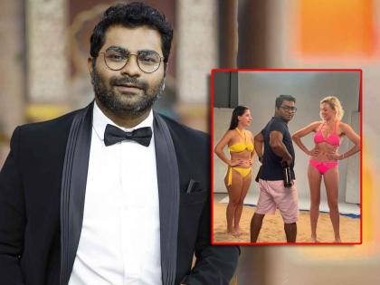 marathi actor kushal badrike shared photo with bikini girls goes viral | बाईsss! कुशल बद्रिकेने बिकिनीमधील मुलींसोबत केले फोटो शेअर, म्हणाला- "काहीतरी..."