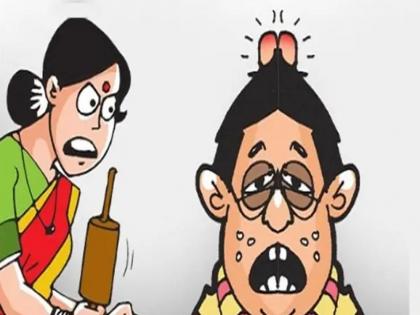 Very well! The wife-in-law hit the young man's head as he asked 'where are you going' | भलतंच! ‘कुठे चाललात’ असे विचारले म्हणून बायको-साळीने तरुणाचे डोके फोडले