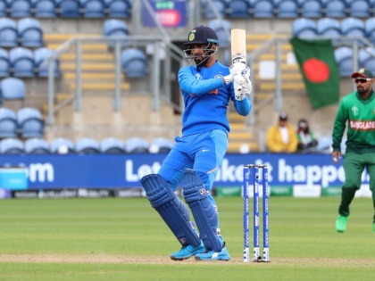 ICC World Cup 2019: India scored 359 runs against Bangladesh;K L Rahul and MS Dhoni scored centuries | ICC World Cup 2019 : अबकी बार झाले 300 पार; राहुल आणि धोनी यांची शतके