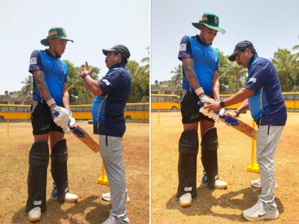 African cricketers train in Borivali; Guided by Rohit Sharma's coach Dinesh Lad | आफ्रिकन क्रिकेटपटू बोरिवलीत घेतोय प्रशिक्षण; रोहित शर्माचे प्रशिक्षक दिनेश लाड यांचे मार्गदर्शन