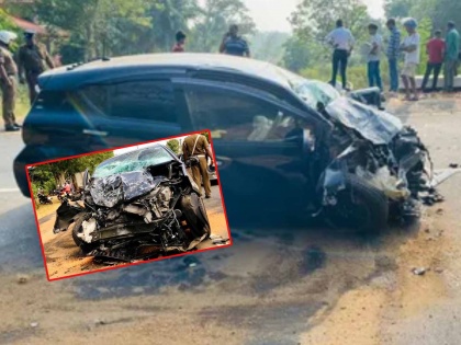 Ex-Sri Lanka star  Lahiru Thirimanne rushed to hospital after Rishabh Pant-like gruesome road accident, car badly destroyed after collision with lorry | भीषण अपघातानंतर स्टार क्रिकेटपटू रुग्णालयात दाखल, लॉरीच्या धडकेत कारचा चेंदामेंदा