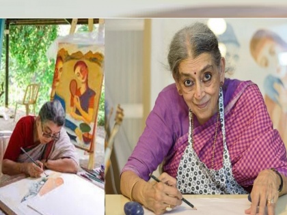 Lalita Lajmi sister of late actor Guru Dutt passed away breathed her last at the age of 90 | Lalita Lajmi : ज्येष्ठ चित्रकार ललिता लाजमी यांचं निधन, ९० व्या वर्षी घेतला अखेरचा श्वास