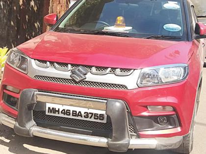 The driver was forced to take a red light | लाल दिवा बाळगणे चालकाला पडले महागात