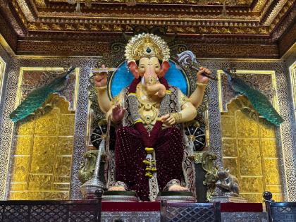 A golden crown to the Lalbaghcha Raja Ganpati this year; 20 kg gold, price 15 crores, who would have paid? Anant Ambani  | लालबागच्या राजाला यंदा सोन्याचा मुकूट; २० किलो सोने, १५ कोटी किंमत, कोणी दिला असेल? 