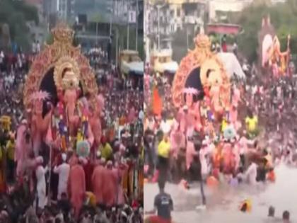 Lalbaugcha Raja immersion contract was given to Gujarat, Koli brothers make serious allegations against the Lalbaug Board | विसर्जनाचं कंत्राट गुजरातला दिलं, कोळी बांधवांचा लालबाग मंडळावर गंभीर आरोप Lalbaugcha Raja immersion contract was given to Gujarat, Koli brothers make serious allegations against the Lalbaug Board | विसर्जनाचं कंत्राट गुजरातला दिलं, कोळी बांधवांचा लालबाग मंडळावर गंभीर आरोप