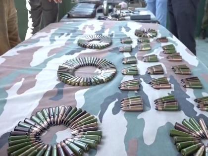 India-Pakistan conflict: Conspiracy against India foiled! Large cache of weapons seized from 3 terrorists killed in Shopian, Kashmir | भारताविरोधातील कट उधळला! शोपियान चकमकीत ठार झालेल्या ३ दहशतवाद्यांकडून मोठा शस्त्रसाठा जप्त India-Pakistan conflict: Conspiracy against India foiled! Large cache of weapons seized from 3 terrorists killed in Shopian, Kashmir | भारताविरोधातील कट उधळला! शोपियान चकमकीत ठार झालेल्या ३ दहशतवाद्यांकडून मोठा शस्त्रसाठा जप्त