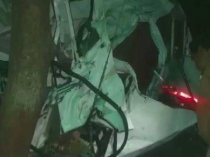 13 killed in Accidents at Rajasthan; Five killed in Latur district | राजस्थानमध्ये भीषण अपघातात १३ ठार; मृतात लातूर जिल्ह्यातील पाच जण