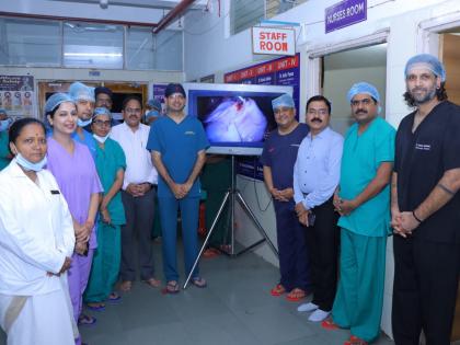 Free laparoscopic surgery on congenital malformation of the amniotic sac to prevent infertility in Latur | लातूरमध्ये वंध्यत्व निवारणासाठी गर्भपिशवीच्या जन्मजात व्यंगावर मोफत लेप्रोस्कोपी शस्त्रक्रिया