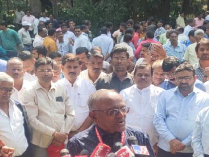 Kolhapur government employees strike suspended | जुनी पेन्शन: सरकारच्या भूमिकेचा निषेध; कोल्हापुरातील शासकीय कर्मचाऱ्यांचा संप स्थगित