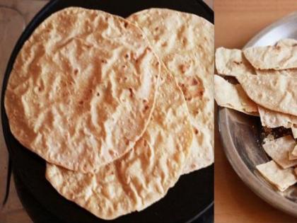 Food for animals, A new industry has sprung up out from left over Chapatis; Sales at Rs. 5 per kg, 70 families get employment | शिळ्या पोळ्यांची ५ रुपये किलोने विक्री; पशुखाद्य निर्मिती उद्योगाने ७० कुटुंबांना रोजगार