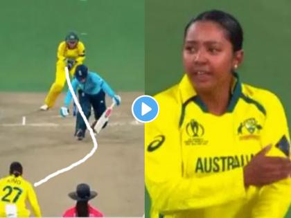 Tribute to Shane Warne Women world cup australia vs england match alana king leg spin wicket see video | Shane Warne Tribute, Women's World Cup : भन्नाट स्पिन! ऑस्ट्रेलियाच्या महिला फिरकीपटूने लेग ब्रेकवर मिळवलेली विकेट शेन वॉर्नला केली समर्पित (Video)