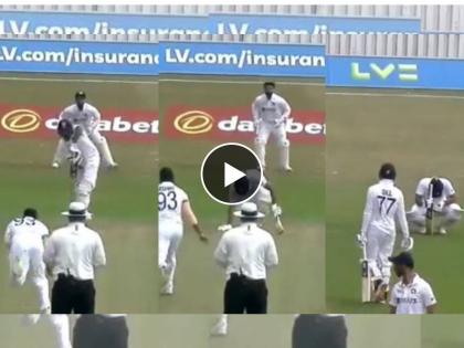 LEIvIND : Rohit Sharma left in discomfort after getting hit in unmentionables by Jasprit Bumrah, Watch video  | LEIvIND : आऊच! जसप्रीत बुमराहच्या गोलंदाजीवर रोहित शर्माला दुखापत, चेंडू नको त्या जागी लागला अन्... Video 