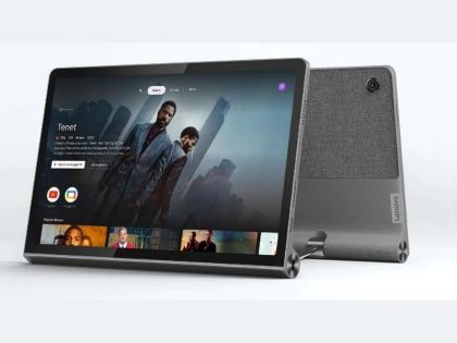 Lenovo yoga tab 11 price in india rs 40000 launch with 7500mah battery helio g90t soc know details  | 7500mAh बॅटरी आणि 11 इंचाच्या 2K डिस्प्लेसह जबरदस्त Lenovo Yoga Tab 11 लाँच; जाणून घ्या वैशिष्ट्ये 