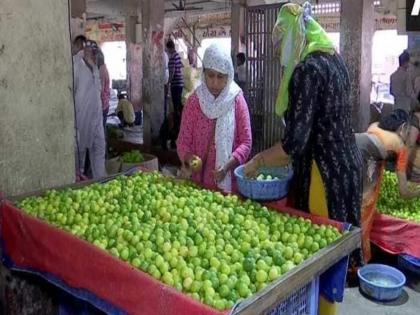 Lemon shortage in Mumbai due to rain; Due to decrease in market inflows, prices increased | पावसामुळे मुंबईत लिंबांचा तुटवडा; मार्केटमधील आवक घटल्यानं दर वाढले