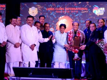 Lance International President Naresh Agarwal's Civil Ceremony | लायन्सचे आंतरराष्ट्रीय अध्यक्ष नरेश अग्रवाल यांचा नागरी सत्कार