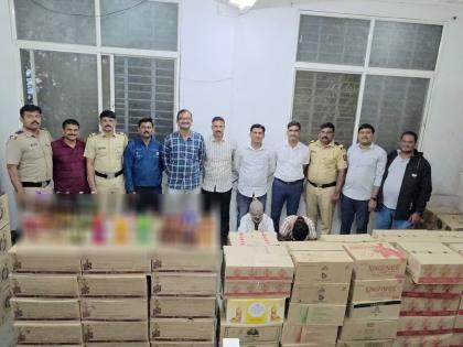 Liquor worth Rs 12 lakh seized near Kupwad, two from Atpadi arrested, local crime investigation action | कुपवाडजवळ पावणेबारा लाखांची दारू पकडली, आटपाडीच्या दोघांना अटक, स्थानिक गुन्हे अन्वेषणची कारवाई