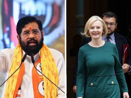 Maharashtra CM Eknath Shinde should resign just like Britain Ex PM Liz Truss demands NCP | "लिझ ट्रस यांच्याप्रमाणेच एकनाथ शिंदे यांनीही राजीनामा द्यावा"; राष्ट्रवादीची मागणी