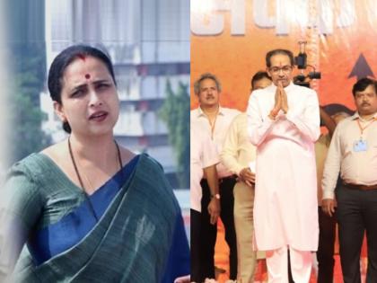 BJP leader Chitra Wagh has criticized Shiv Sena chief Uddhav Thackeray. | शिवसेनेतील ज्येष्ठांना डावलून 'मर्सिडीज बॉय'ला मंत्री केलं; चित्रा वाघ यांचा उद्धव ठाकरेंवर निशाणा 