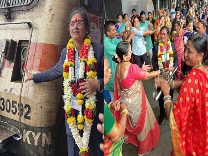 Surekha Yadav's last trip to 'Rajdhani'; First woman loco pilot retires from service | सुरेखा यादव यांची ‘राजधानी’ची अखेरची ट्रिप; पहिली महिला लोको पायलट सेवेतून निवृत्त