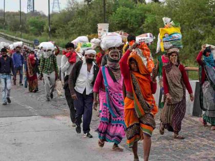 Migration of thousands of bush laborers for employment; Batches of laborers left for Nagpur, Wardha, Washim | झाडीतील हजारो मजुरांचे रोजगारासाठी स्थलांतर; मजुरांचे जत्थे नागपूर, वर्धा, वाशिमकडे रवाना