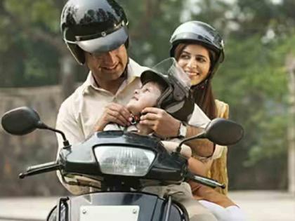 Now the helmet is mandatory for the passenger sitting behind the two-wheeler as well! | आता दुचाकी स्वारासह मागे बसलेल्या प्रवाश्याला सुद्धा हेल्मेट घालणे बंधनकारक!