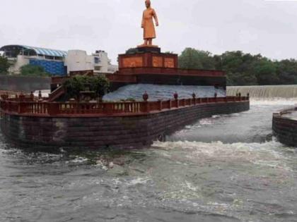 Repeat of 2023? Ambazari lake overflows by just 20 centimeters! | २०२३ ची पुनरावृत्ती? अंबाझरी तलाव फक्त २० सेंटीमीटरवर ओव्हरफ्लो!