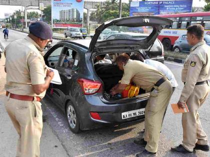 Be careful, if the vehicle takes alcohol and cash... the vehicles will crash on Chandrapur Marg | खबरदार, वाहनाने दारू अन् रोकड न्याल तर... चंद्रपूर मार्गावर वाहनांची झाडाझडती