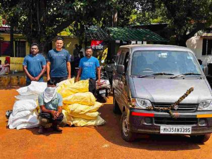 'तो' माल गाडीतून उतरवित असतानाच पोलिसांनी गवसले ; आठ लाखांच्या मुद्देमालासह एकाला अटक