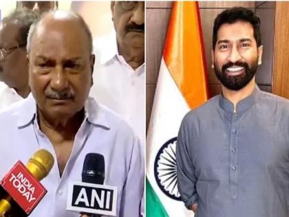 Kerala Lok Sabha Election 2024: My son must lose the election, veteran Congress leader lashed out against son | माझा मुलगा निवडणुकीत पराभूत झाला पाहिजे, काँग्रेसच्या दिग्गज नेत्याने मुलाविरोधात थोपटले दंड