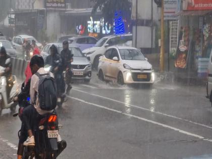 heavy rain in pune Lonavala city records 233 mm of rainfall in 24 hours | Heavy Rain : लोणावळा शहरात २४ तासात २३३ मि.मी. पावसाची नोंद heavy rain in pune Lonavala city records 233 mm of rainfall in 24 hours | Heavy Rain : लोणावळा शहरात २४ तासात २३३ मि.मी. पावसाची नोंद