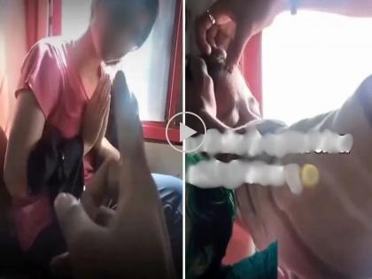 VIRAL: 'No, no, Dad won't accept it'; she kept crying and screaming and he did something like this... Love drama on a moving train! | VIRAL : 'नाही, नको,बाबा मानणार नाहीत"; ती रडत ओरडत राहिली अन् त्यानं केलं असं काही… धावत्या ट्रेनमध्ये प्रेमाचा ड्रामा!