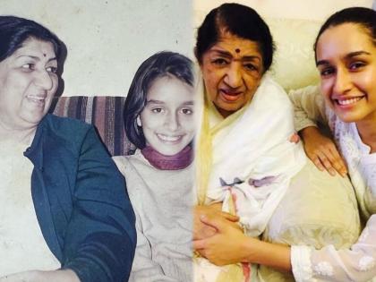 Did you know Shraddha Kapoor had a very close relationship with Lata Didi | लता दीदींसोबत श्रद्धा कपूरचं होतं अत्यंत जवळचं नातं, शेवटच्या क्षणापर्यंत होती मंगेशकर कुटुंबासोबत