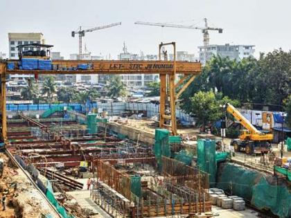 Complete suburbanization of thirteen stations of Metro-1; Speeding down the Colaba-Bandre-Seipz route | मेट्रो-३च्या तेरा स्थानकांचे भुयारीकरण पूर्ण; कुलाबा-वांद्रे-सीप्झ मार्गिकेच्या भुयारीकरणाला वेग