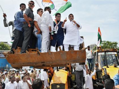 Start flyover within eight days !; Otherwise bring the bulldozer in | आठ दिवसांच्या आत उड्डाणपूल सुरू करा!; अन्यथा बुलडोझर आणून उद्घाटन करण्याचा इशारा