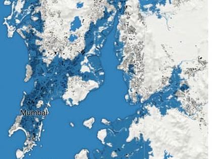 Half of Mumbai will drown in the sea in 2050, Navi Mumbai, Kolkata will also go in the water | अर्धी मुंबई २0५0 मध्ये समुद्रात बुडेल, नवी मुंबई, कोलकाताही जाईल पाण्यात