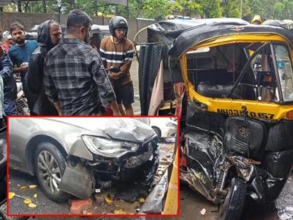 in mumbai the speed of that car is 100 to 120 per km mulund hit and run case drinking twice in a bar in bhandup  | ‘त्या’ कारचा स्पीड १०० ते १२०? मुलुंड हिट ॲंड रन प्रकरण : भांडुपच्या बारमध्ये दोन वेळा मद्यपान 