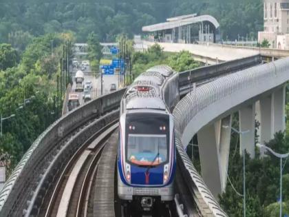 90 percent work of Navi Mumbai Metro completed, | नवी मुंबई मेट्रोचे ९० टक्के काम पूर्ण, बेलापूर ते पेंधर मार्गावर सेवा सुरू होणार