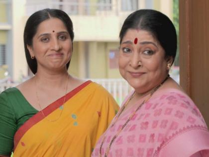 A new guest came on the set of 'Aai Kuthe Kay Karte', Arundhati started fighting | 'आई कुठे काय करते'च्या सेटवर आली नवीन पाहुणी, अरुंधतीला लागला तिचा लळा