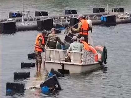Operation crocodile in Moti Lake in Sawantwadi still unsuccessful, forest department tries again | सावंतवाडीत मोती तलावातील 'ऑपरेशन मगर' अद्याप अपयशी, वन विभागाकडून पुन्हा प्रयत्न Operation crocodile in Moti Lake in Sawantwadi still unsuccessful, forest department tries again | सावंतवाडीत मोती तलावातील 'ऑपरेशन मगर' अद्याप अपयशी, वन विभागाकडून पुन्हा प्रयत्न
