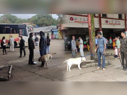 Tension in Mahabaleshwar bus station due to bomb rumor anonymous phone call that there was a bomb | महाबळेश्वर बसस्थानकात बॉम्बच्या अफवेने तणाव, बॉम्ब असल्याचा होता निनावी फोन