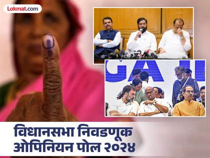 Maharashtra assembly election 2024 opinion poll Which factor will give setback to Mahayuti-MVA?; What is opinion polls prediction  | महायुती-मविआला किती जागा मिळणार, ठाकरे-शिंदेचे काय होणार?; ओपिनियन पोलचे आकडे समोर