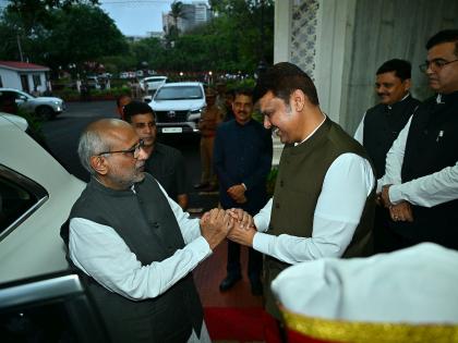 Who is the new Governor of Maharashtra? CP Radhakrishnan will resign; likely to take oath as Vice President on September 12 | महाराष्ट्राचे नवे राज्यपाल कोण? सीपी राधाकृष्णन राजीनामा देणार; १२ सप्टेंबरला उपराष्ट्रपतीपदाची शपथ घेण्याची शक्यता Who is the new Governor of Maharashtra? CP Radhakrishnan will resign; likely to take oath as Vice President on September 12 | महाराष्ट्राचे नवे राज्यपाल कोण? सीपी राधाकृष्णन राजीनामा देणार; १२ सप्टेंबरला उपराष्ट्रपतीपदाची शपथ घेण्याची शक्यता