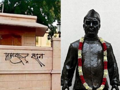 Even Yashwantrao Chavan statue is unrecognizable; Maneuvering in statue work in Maharashtra Sadan Delhi | यशवंतराव चव्हाण यांचाही पुतळा न ओळखण्याजोगा; दिल्ली येथील महाराष्ट्र सदनातील पुतळ्याच्या कामात चालढकलपणा