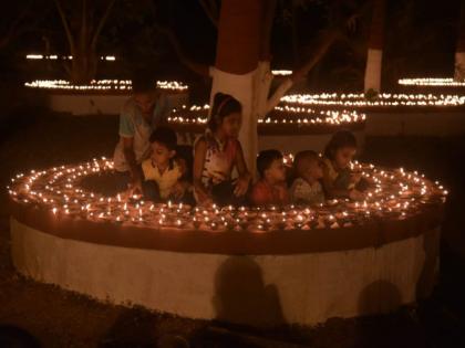 Organizing Laxdeep at Swami Gagangiri Maharaj Manori Ashram | स्वामी गगनगिरी महाराज मनोरी आश्रम येथे  लक्षदीप सोहळ्याचं आयोजन 