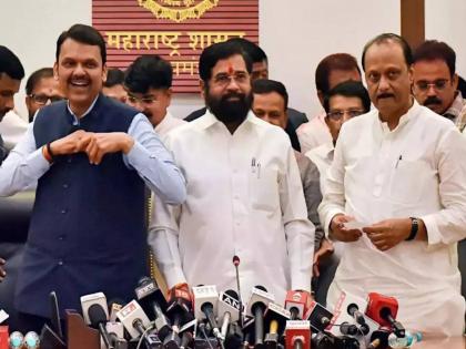 Maharashtra Politics BJP will keep half of the cabinet! What will Shiv Sena and NCP get? | Maharashtra Politics : भाजप अर्धे मंत्रिमंडळ स्वतःकडे ठेवणार! शिवसेना आणि राष्ट्रवादीला काय मिळणार?