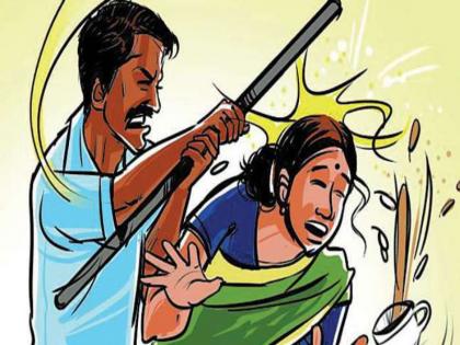 Woman beaten by cement gang, young police arrested | सिमेंटच्या गट्टूने महिलेला केली मारहाण, तरुण पोलिसांच्या अटकेत