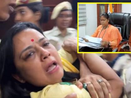 Trinamool MP Mahua Moitra pushed out; Minister Niranjan Jyoti also claimed, they waiting for hours to meet | Video: तृणमूलच्या खासदार महुआ मोईत्रांना धक्के मारून बाहेर काढले; मंत्री निरंजन ज्योतींचाही दावा